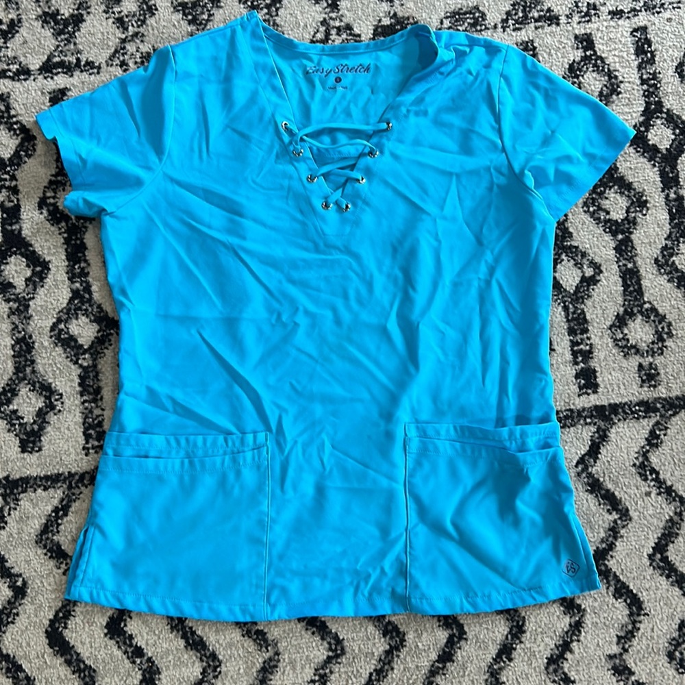 Easy stretch scrub top